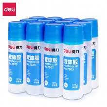 得力(deli)125ml高粘度液体胶 学习办公通用胶水 7303 瓶