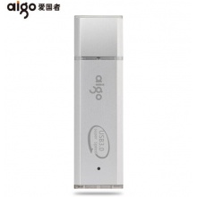爱国者（aigo） 电脑高速U盘 USB3.0 小巧便携闪充金属亮银优盘U320 银色64G