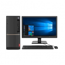 联想（Lenovo）扬天T4900d商用台式电脑整机 （I5-7400 4G 1T）19.5英寸