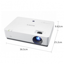 索尼（SONY）VPL-EX453 投影仪 投影机办公（标清 3600流明 HDMI） 白