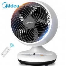 美的（Midea）GAC18ER 空气对流循环扇遥控定时电风扇台式风扇宿舍学生风扇家用静音摇头涡轮扇