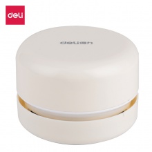 得力(deli)强吸力桌面吸尘器 迷你键盘除尘清洁助手 橡皮屑清洁器 办公用品 白18880