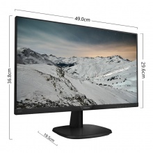 飞利浦（PHILIPS） 223S7EHSB 21.5英寸 窄边框 IPS屏 液晶电脑显示器