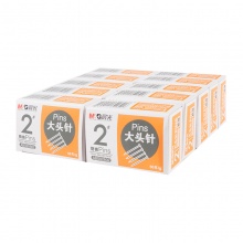 晨光(M&G)文具2#25mm大头针 镀镍定位针 办公固定针 50g/盒 ABS92602